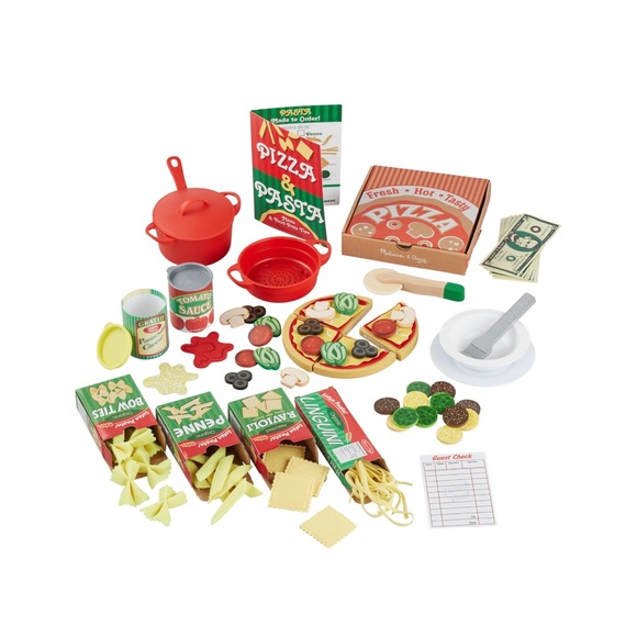 Melissa and Doug Pretend Play Pizza & Pasta Set - Picture 2 of 7